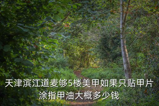 天津濱江道麥夠5樓美甲如果只貼甲片涂指甲油大概多少錢
