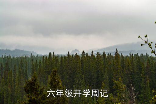 六年級(jí)開學(xué)周記