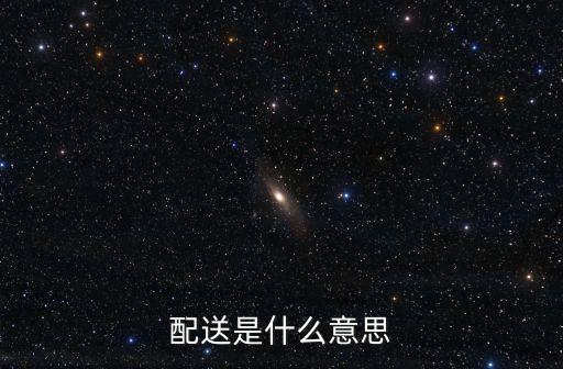 配送是什么意思