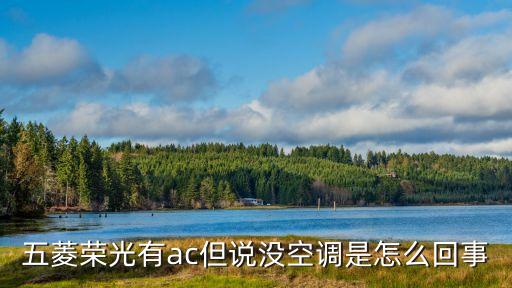 五菱榮光有ac但說沒空調是怎么回事