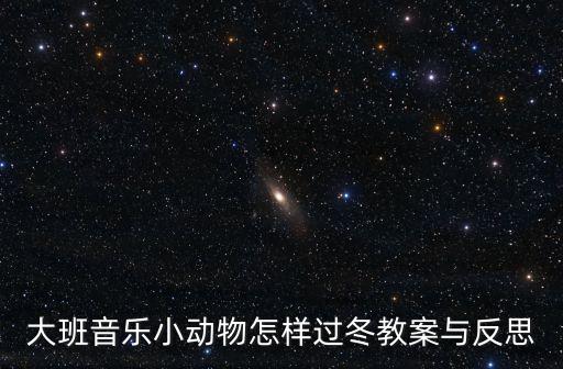 大班音樂小動物怎樣過冬教案與反思