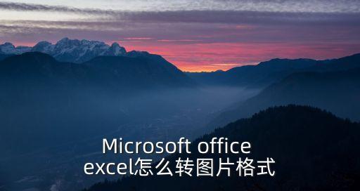 excel轉圖片，Microsoft office excel怎么轉圖片格式