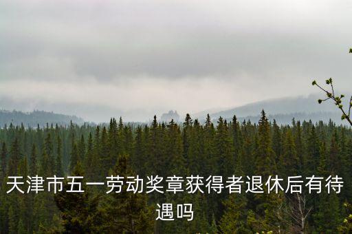 天津市五一勞動獎章獲得者退休后有待遇嗎