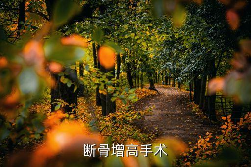 斷骨增高手術(shù)