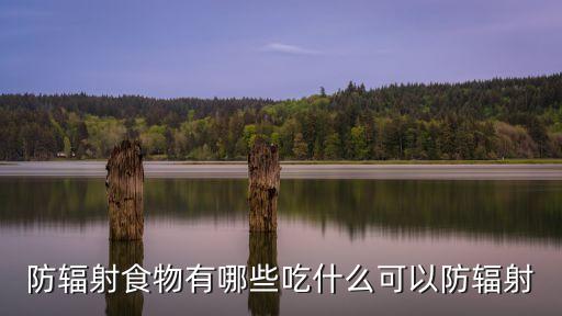 防輻射食物有哪些吃什么可以防輻射