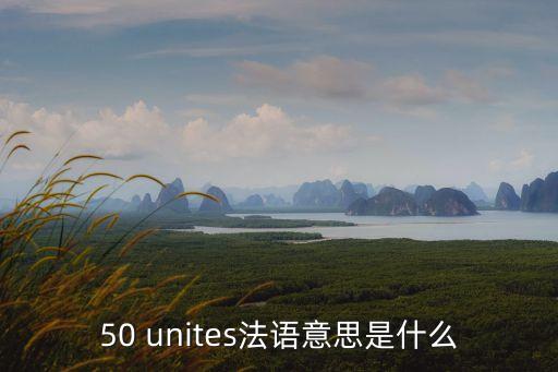 50 unites法語意思是什么
