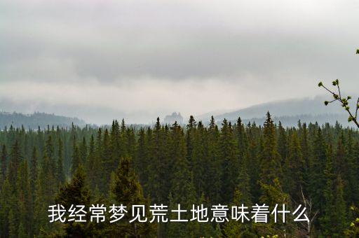 我經常夢見荒土地意味著什么