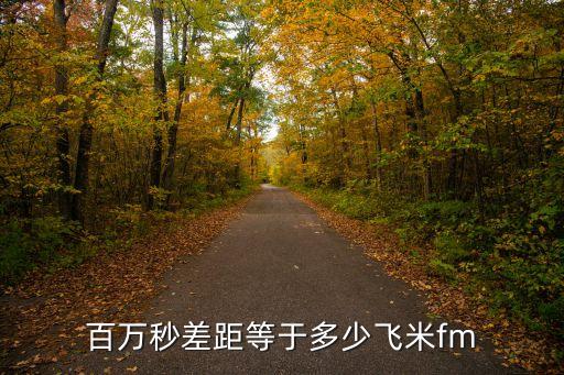百萬秒差距等于多少飛米fm
