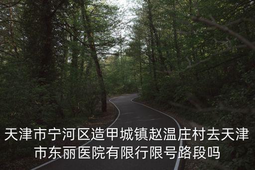 天津市寧河趙溫村，寧河區造甲城鎮趙溫村溫溫馨家園郵編