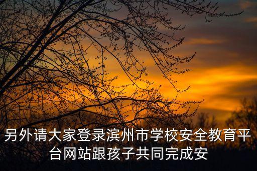 濱州安全教育平臺，怎么登錄安全教育平臺