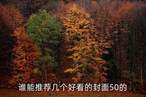 誰能推薦幾個好看的封面50的