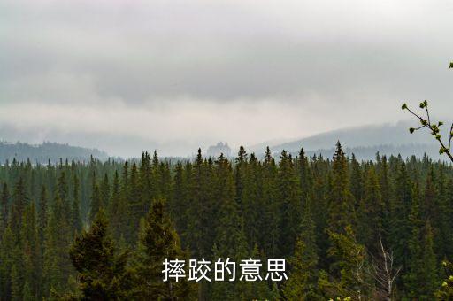 摔跤的意思