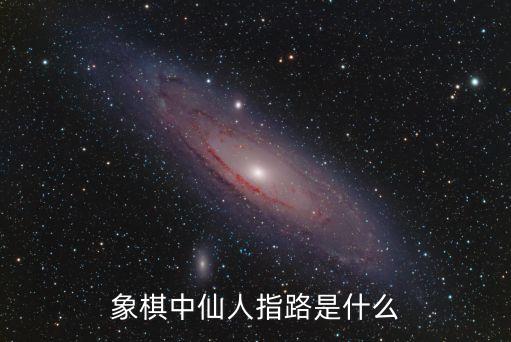 象棋中仙人指路是什么