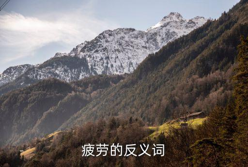 疲勞的反義詞