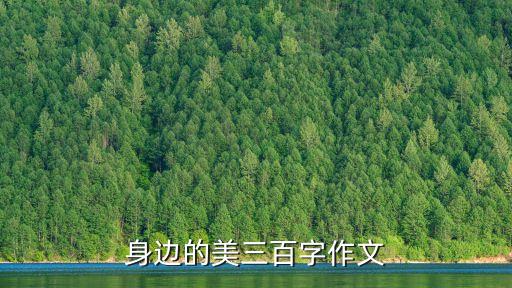 身邊的美三百字作文