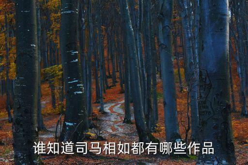 誰知道司馬相如都有哪些作品
