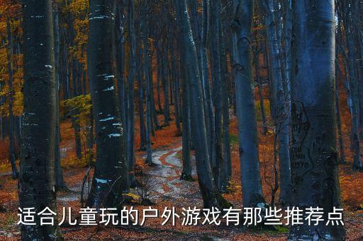 戶外兒童游戲，適合兒童玩的戶外游戲有那些推薦點