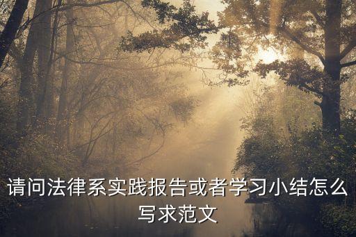 法學實習報告，法學專業學生社會實踐報告 寫個大體就行了 謝謝