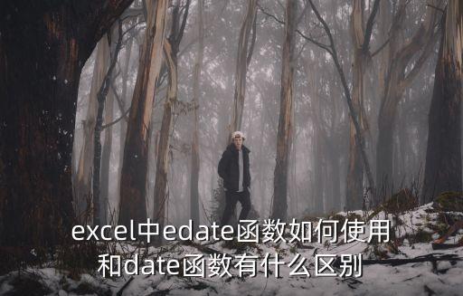 excel中edate函數如何使用和date函數有什么區別
