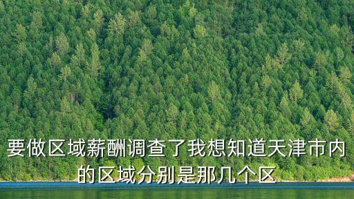 天津市內六區是那些地方，天津市市內六區指哪六區