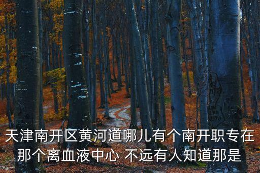 天津市南開區黃河道育才職專，天津南開區黃河道上有中專學校嗎