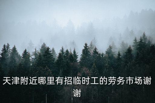 天津市寶坻區(qū)哪里招臨時工，天津附近哪里有招臨時工的勞務市場謝謝