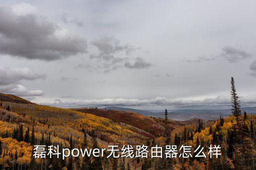 磊科power無線路由器怎么樣