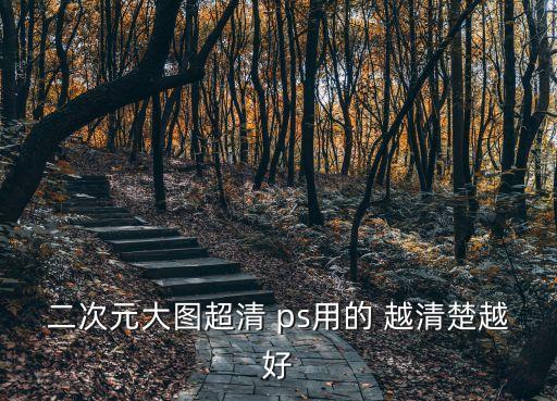 二次元高清壁紙，二次元大圖超清 ps用的 越清楚越好