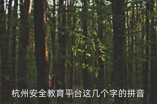 杭州市安全平臺，杭州市有哪些教育平臺