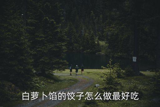 白蘿卜餡的餃子怎么做最好吃