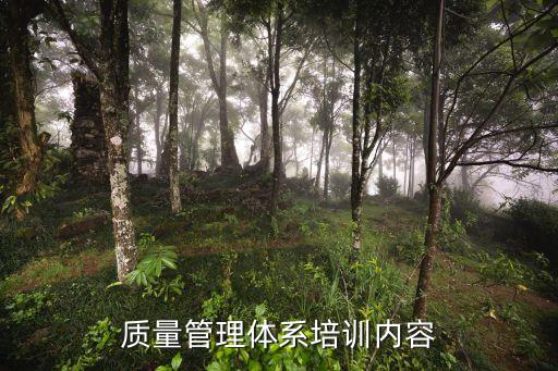 質量管理培訓內容，質量管理體系培訓內容