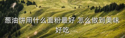 油餅怎么做，蔥油餅用什么面粉最好 怎么做到美味好吃