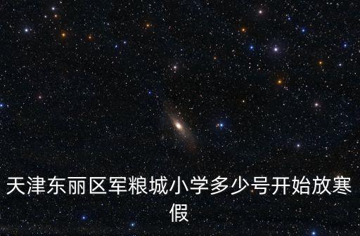 天津東麗區(qū)軍糧城小學(xué)多少號開始放寒假