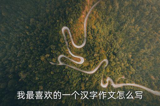 我最喜歡的一個漢字作文怎么寫