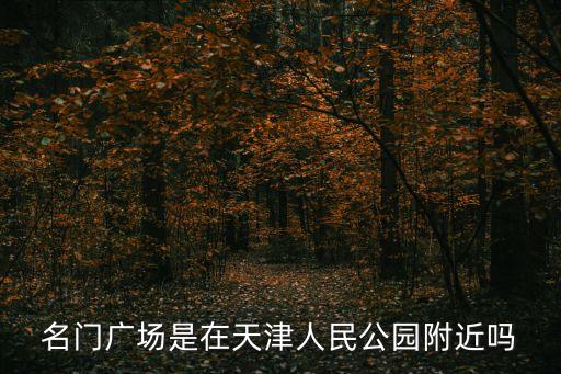 名門廣場是在天津人民公園附近嗎