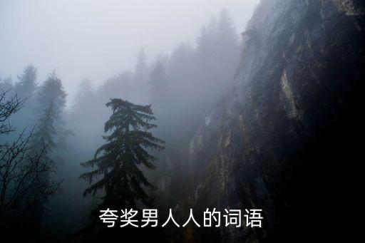 夸獎男人人的詞語