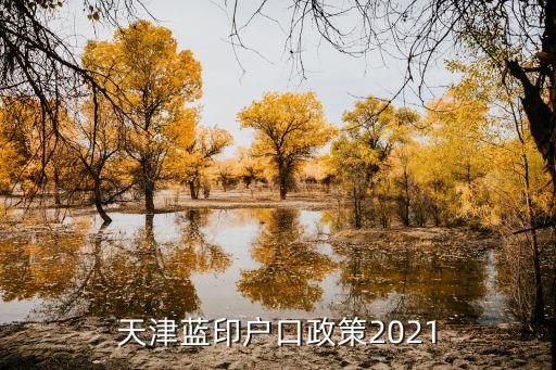 天津藍印戶口政策2021