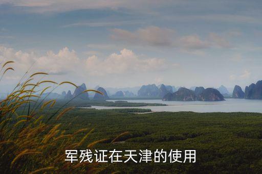 軍殘證在天津的使用
