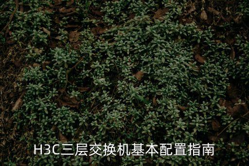 H3C三層交換機基本配置指南