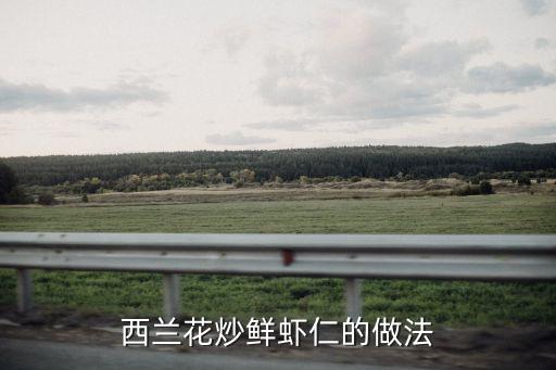 西蘭花炒鮮蝦仁的做法