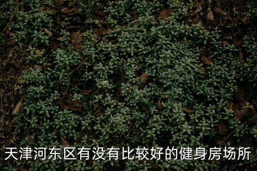 天津河東區有沒有比較好的健身房場所
