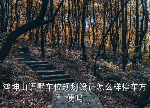 鴻坤山語墅車位規劃設計怎么樣停車方便嗎