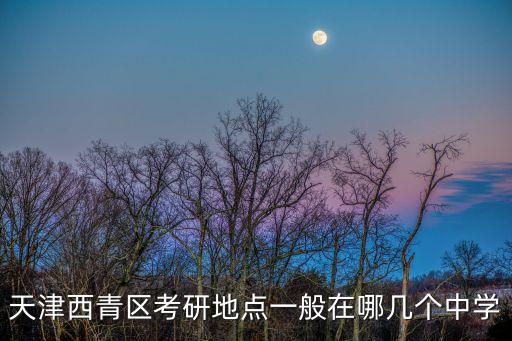 天津西青區考研地點一般在哪幾個中學