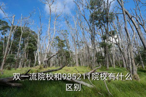 雙一流a，雙一流院校和985211院校有什么區(qū)別