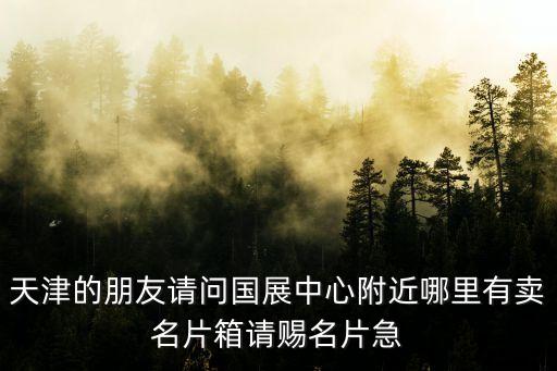 天津市國展中心賣什么的，天津現在的展銷會 那地在哪啊