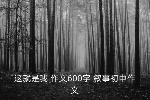 這就是我作文600字，以這就是我寫一篇作文字數600字左右