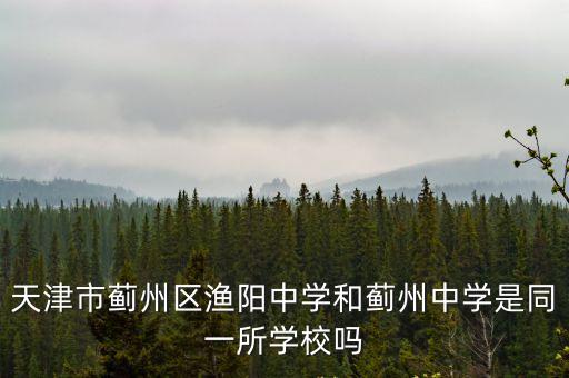 天津市薊州區普及高中，天津市高中普及