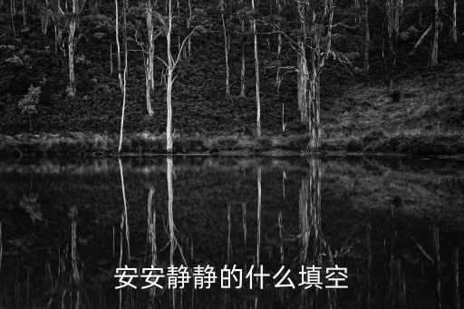 安安靜靜的什么填空