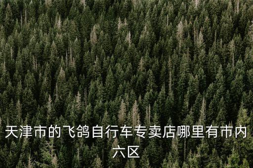天津市的飛鴿自行車專賣店哪里有市內六區
