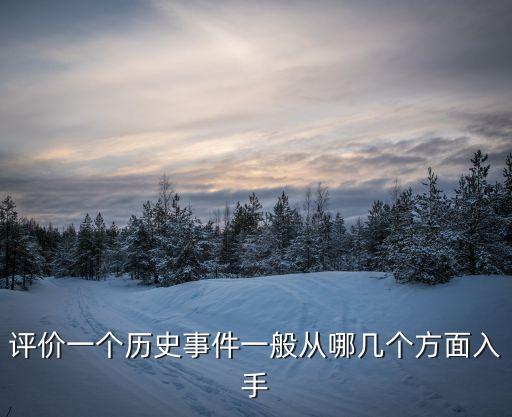 歷史評價，對歷史的看法